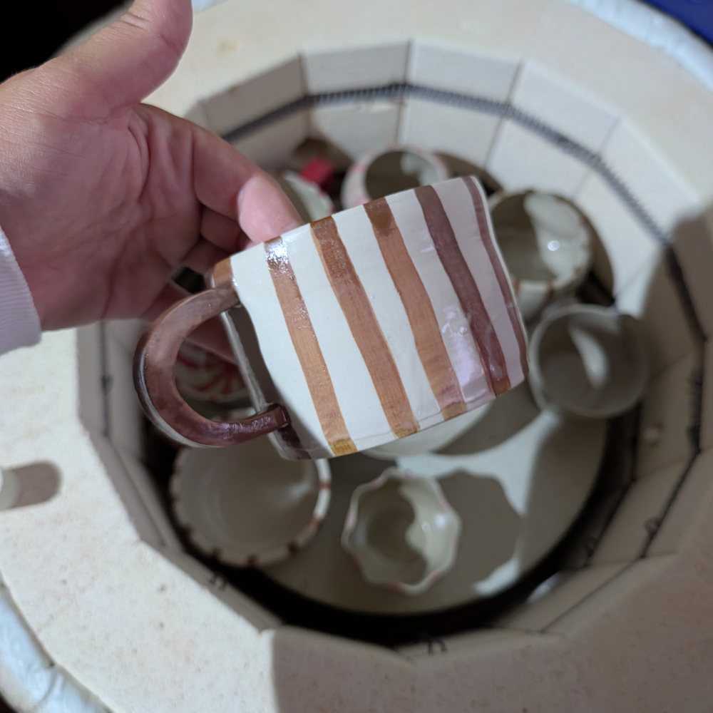 A recent piece, fresh out the kiln